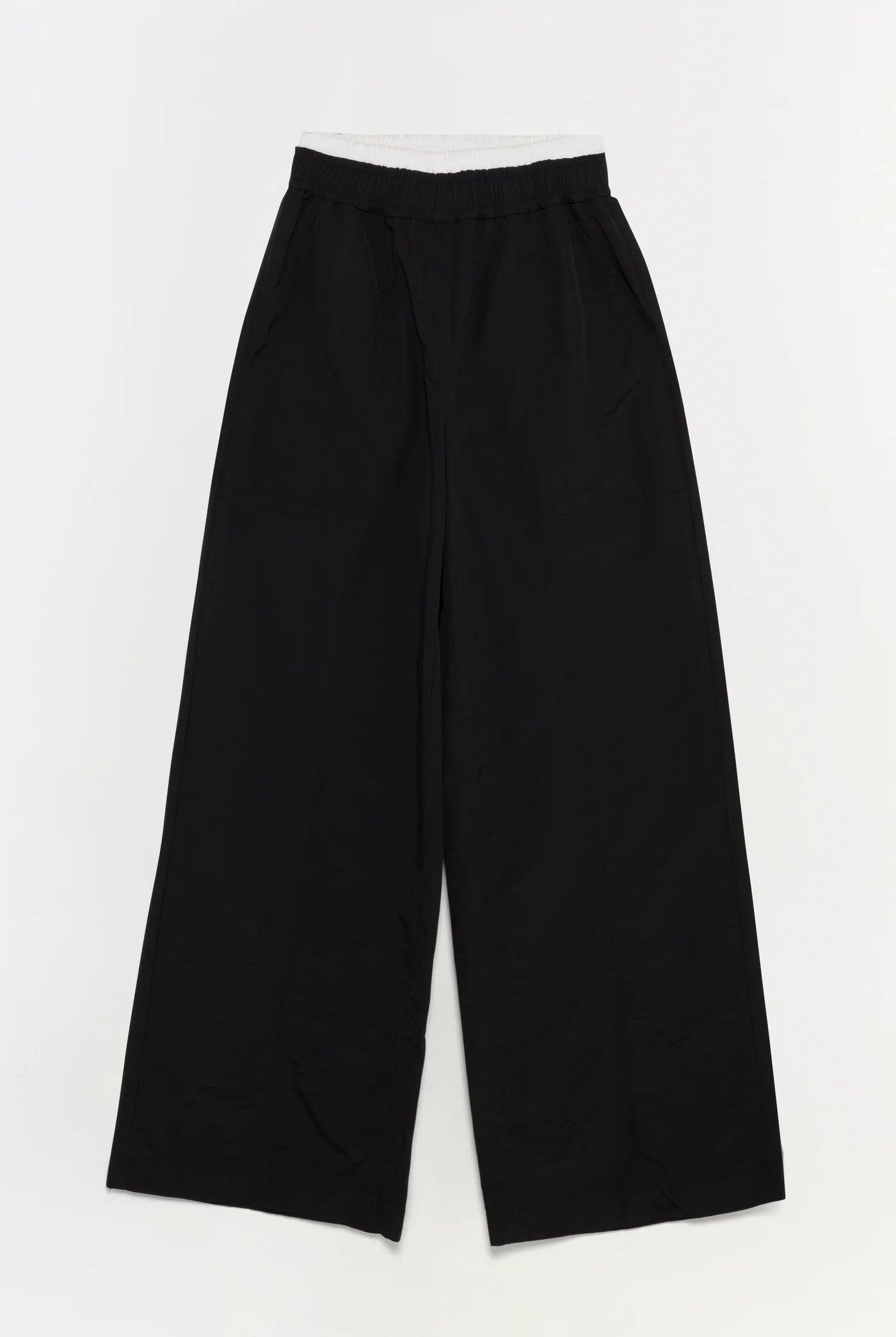 Olly Double Waistband Pant - Black by Jonathan Simkhai — view 4