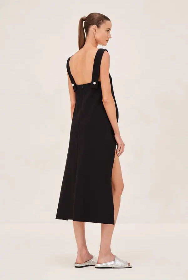 Nichole High Low Top - Black by Alexis — alternate view