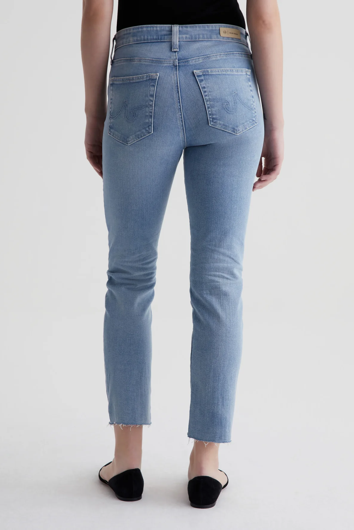 Mari Crop High-Rise Slim Straight Jean - 24 Years Looking Glass by Adriano Goldschmied AG — view 4