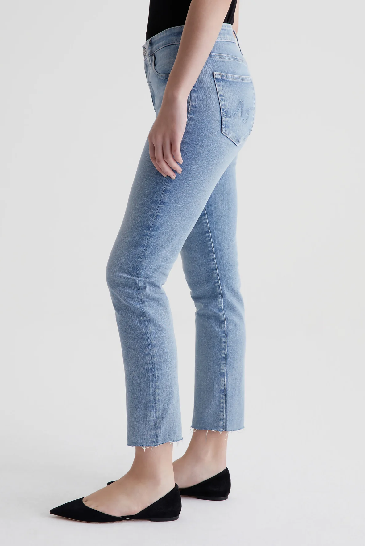 Mari Crop High-Rise Slim Straight Jean - 24 Years Looking Glass by Adriano Goldschmied AG — view 3