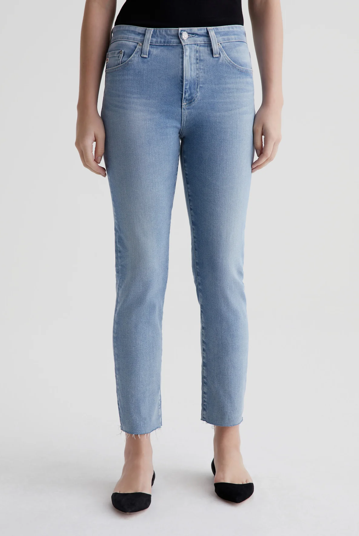Mari Crop High-Rise Slim Straight Jean - 24 Years Looking Glass by Adriano Goldschmied AG — alternate view