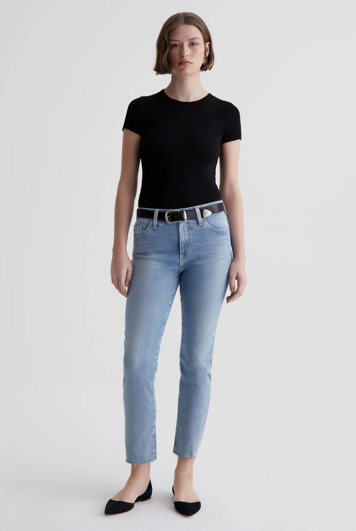 Mari Crop High-Rise Slim Straight Jean - 24 Years Looking Glass by Adriano Goldschmied AG | 25 South Boutiques
