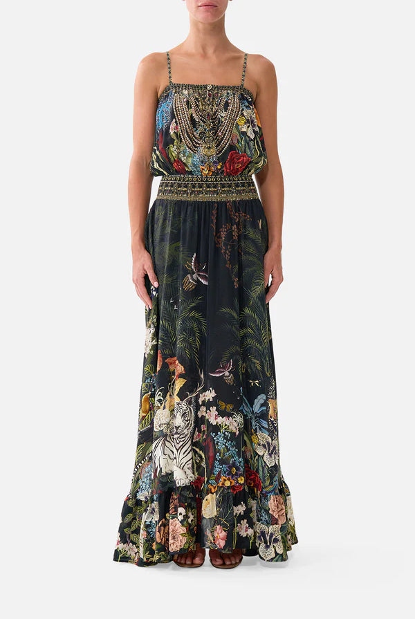 Shirred Waist Long Dress - Palace Zoology by Camilla | 25 South Boutiques
