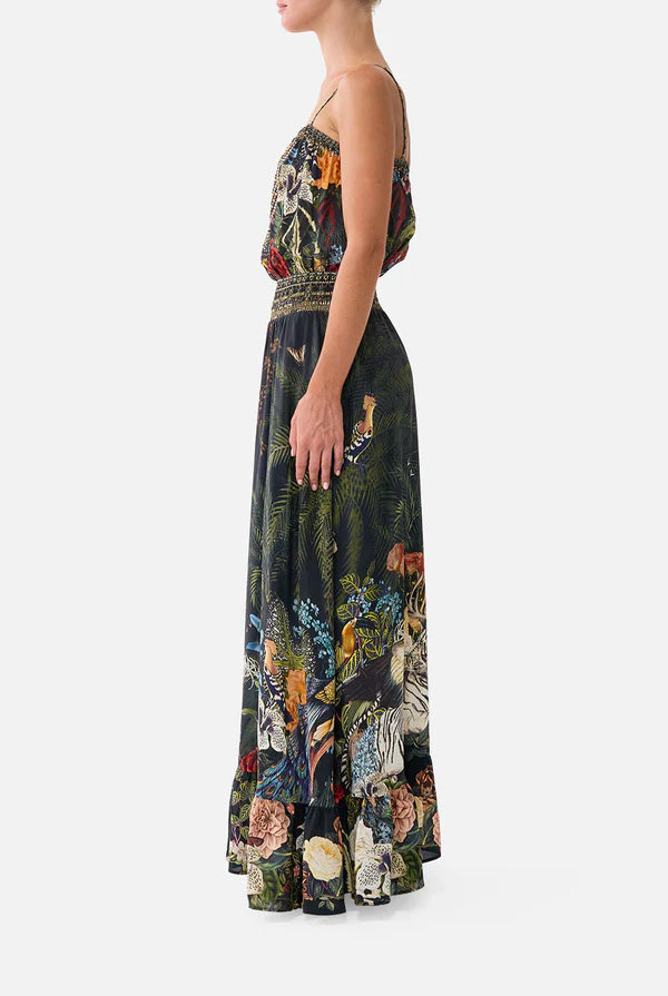 Shirred Waist Long Dress - Palace Zoology by Camilla — view 3