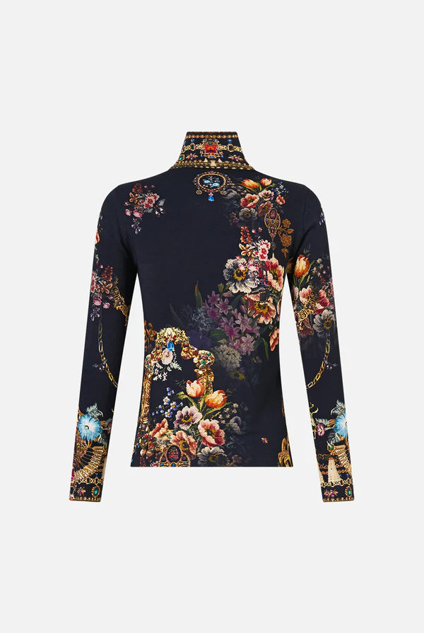 Jersey Turtleneck - Night Garden by Camilla — view 7