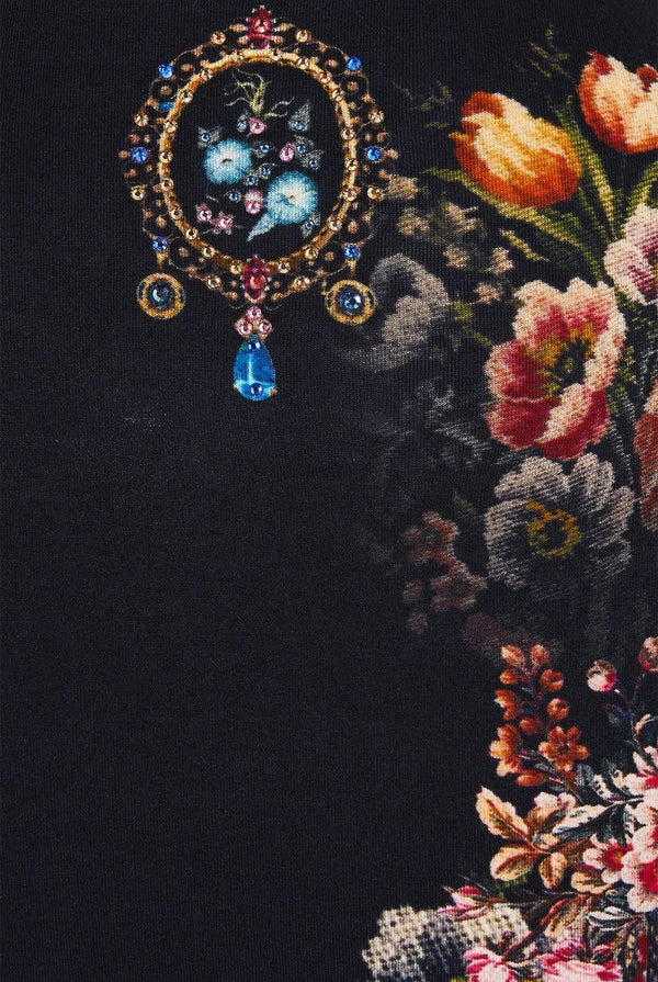 Jersey Turtleneck - Night Garden by Camilla — view 5