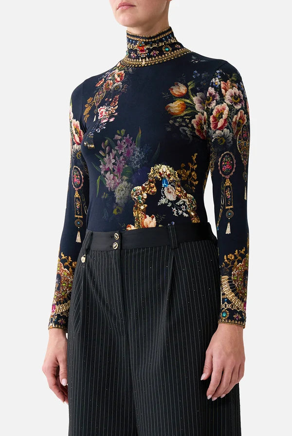 Jersey Turtleneck - Night Garden by Camilla | 25 South Boutiques