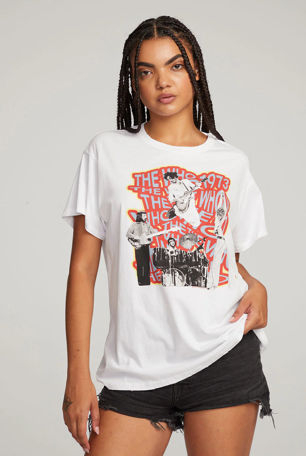 The Who 1973 Tee - White by Chaser | 25 South Boutiques