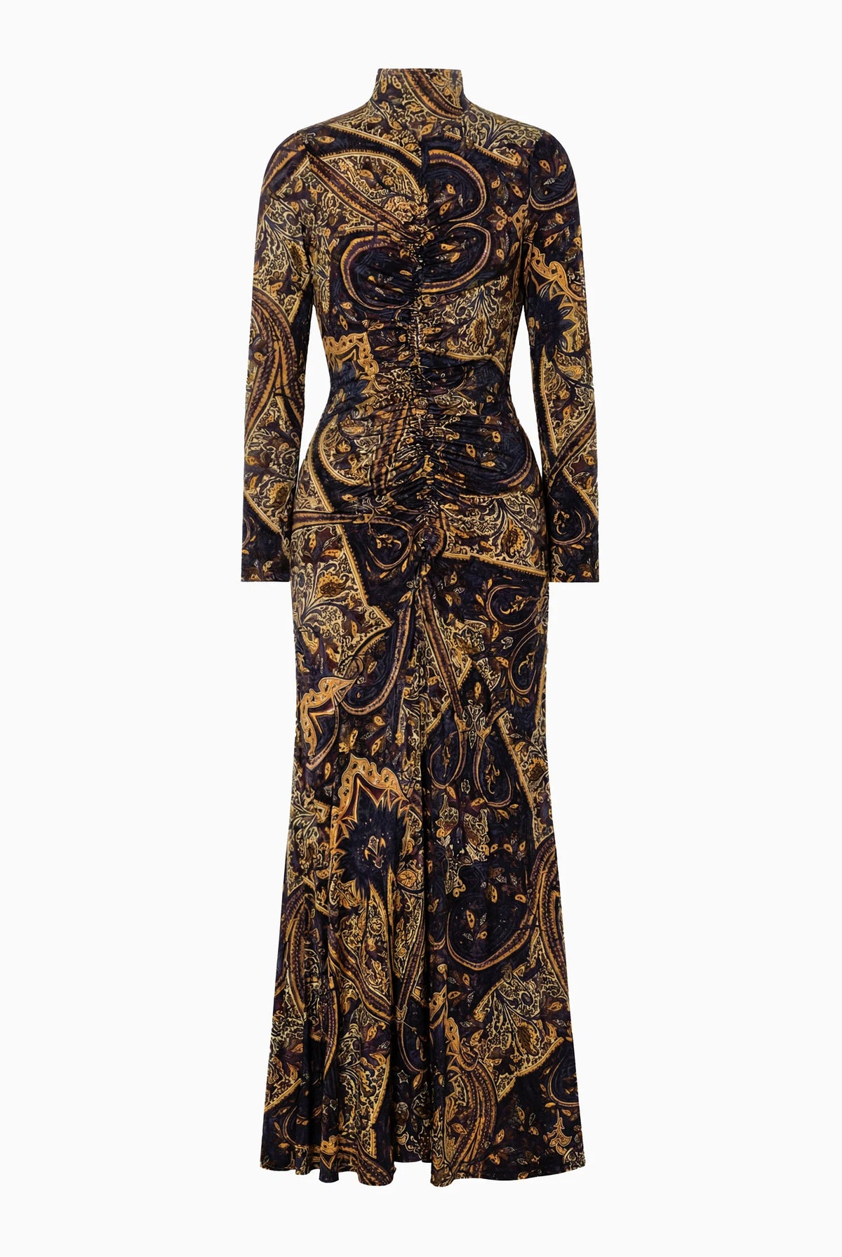 Ida Long Sleeve Jersey Dress - Twilight Paisley by Ulla Johnson — view 5