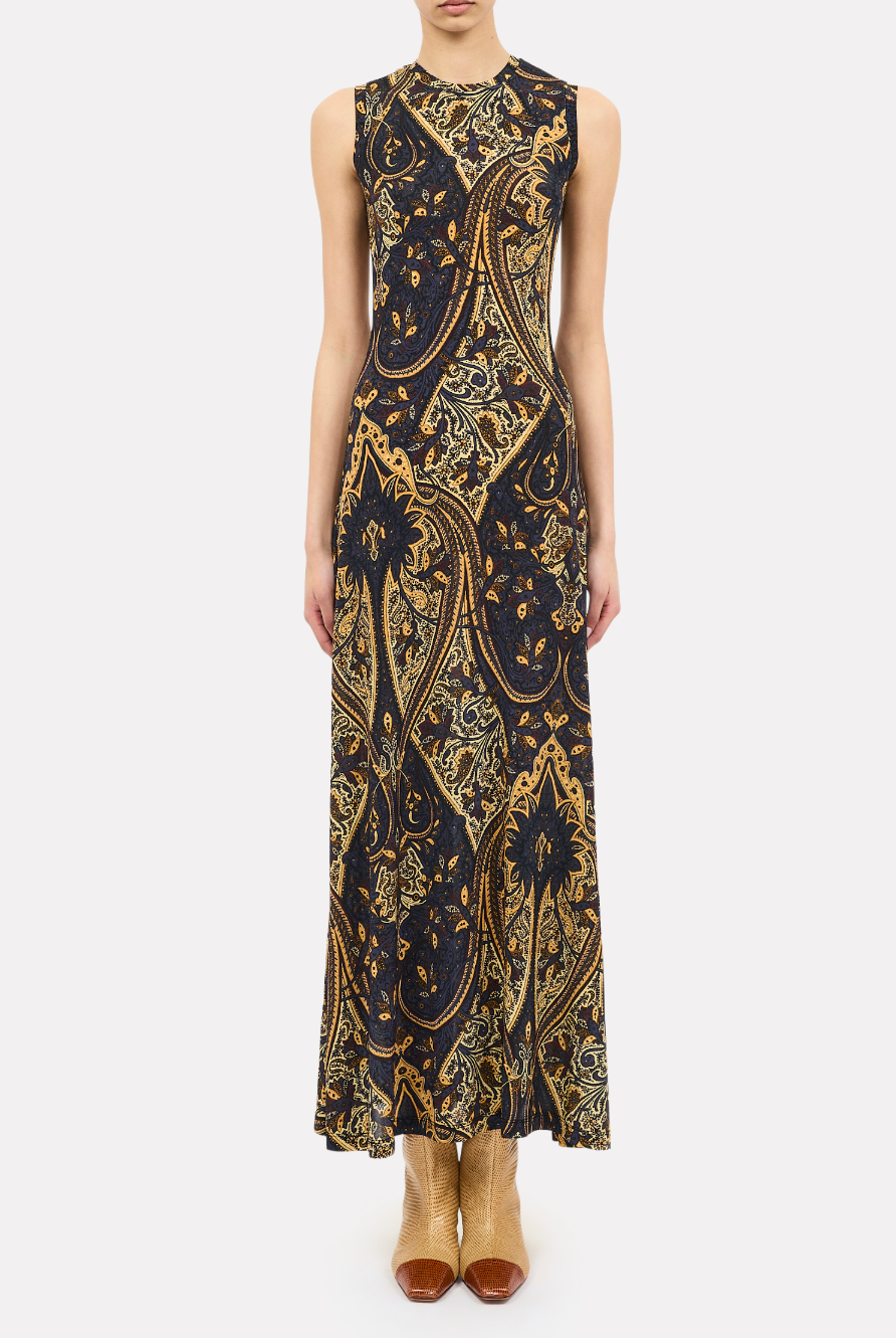 Orla Sleeveless Jersey Dress - Twilight Paisley by Ulla Johnson | 25 South Boutiques