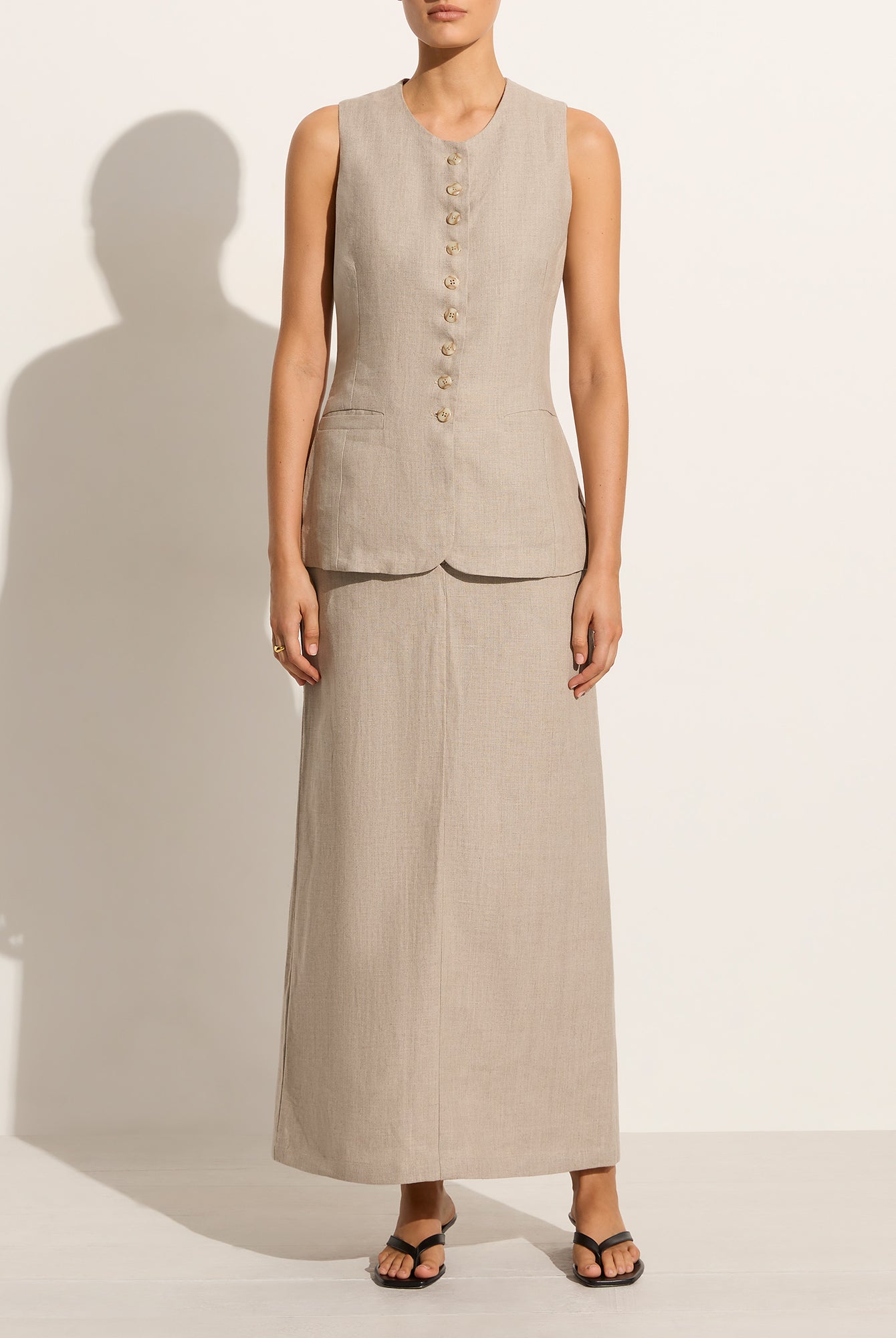Domenico Vest - Natural by Faithfull the Brand — alternate view