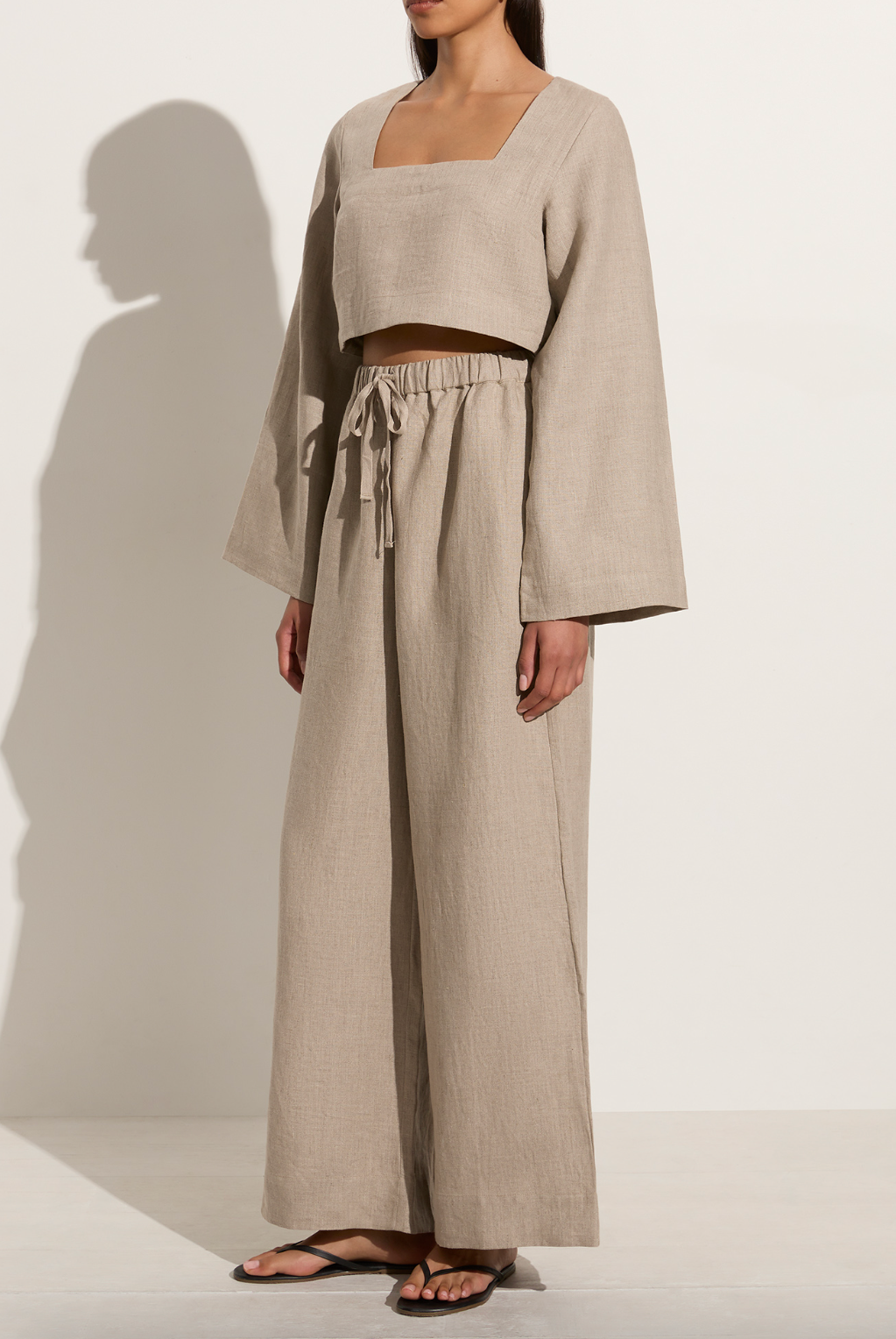 Conigli Pant - Natural by Faithfull the Brand — view 3