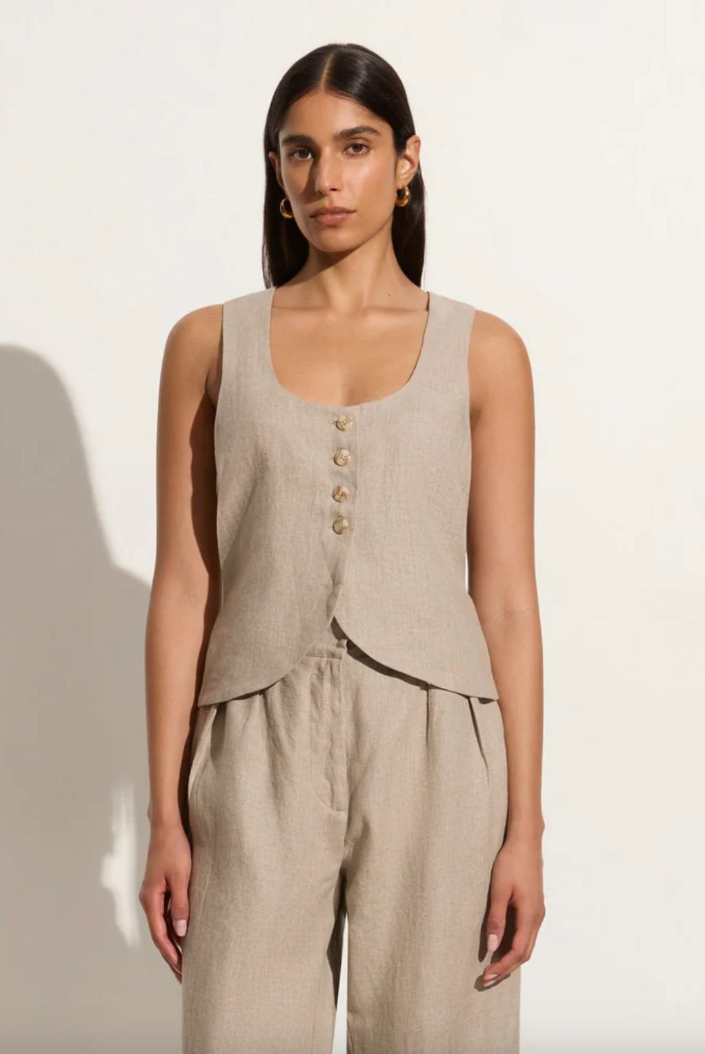 Stanze Vest - Natural by Faithfull the Brand | 25 South Boutiques