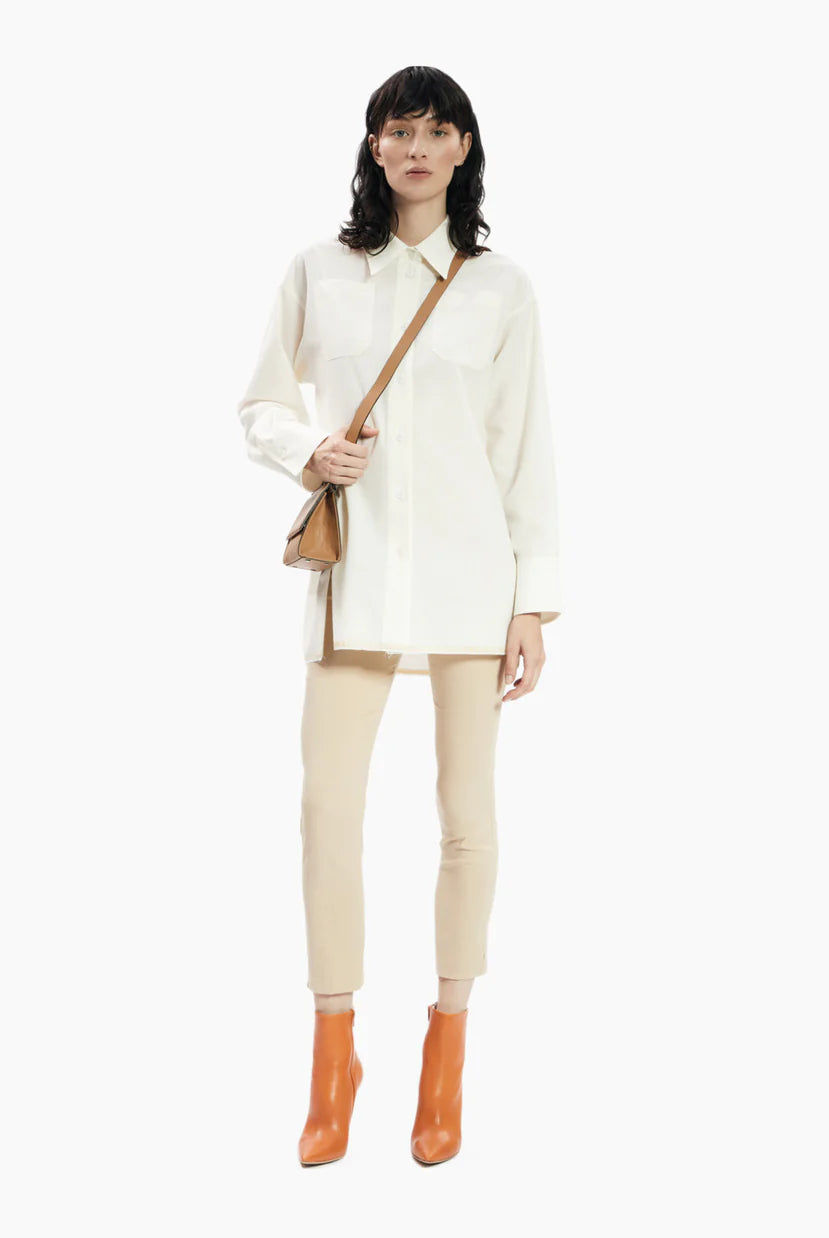 Stretch Legging Trousers - Beige by Malloni | 25 South Boutiques