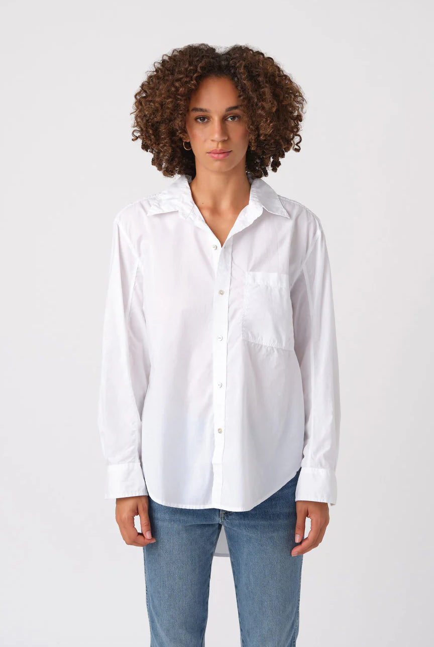 Ruth Oversized Shirt - White by AMO | 25 South Boutiques