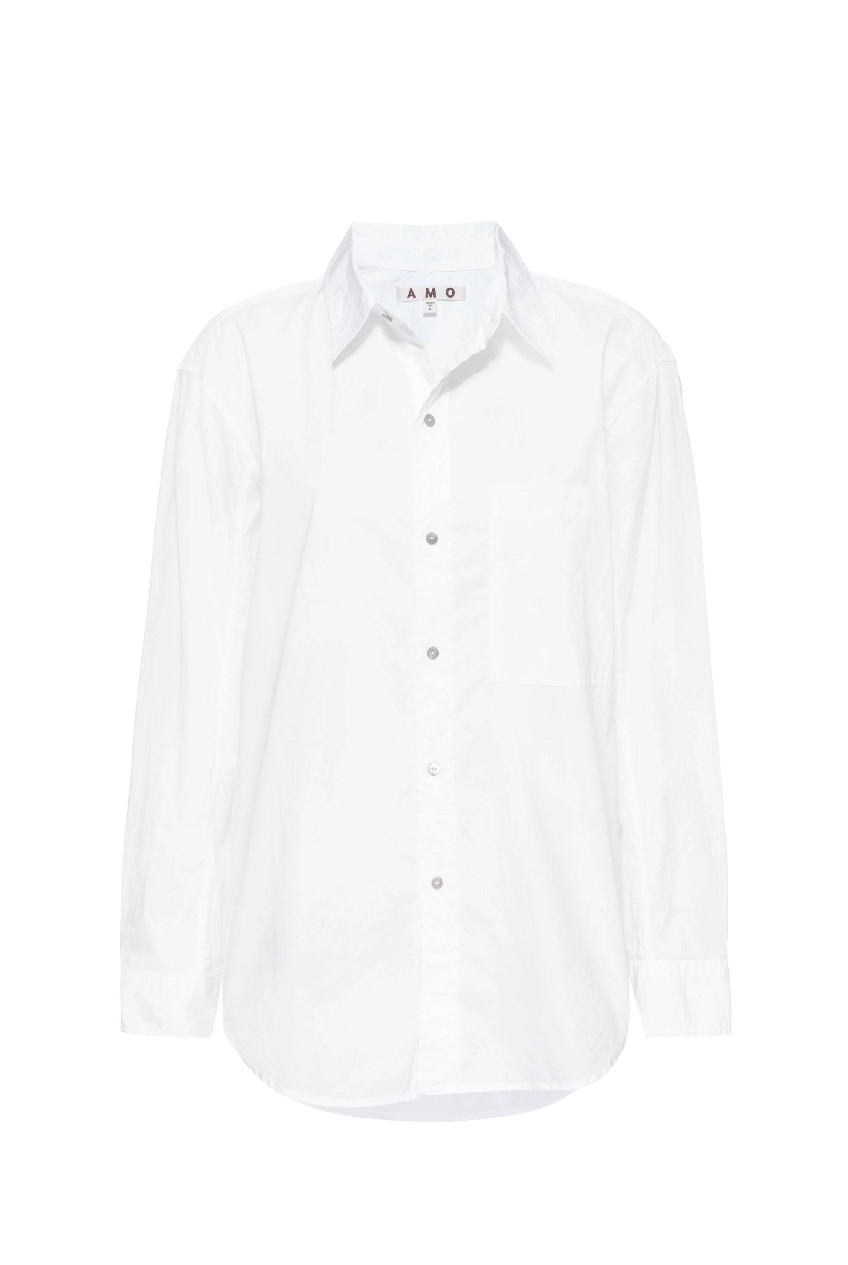 Ruth Oversized Shirt - White by AMO — view 5