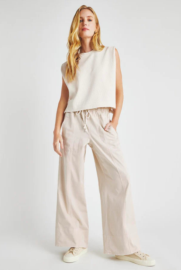 Annika Wide Leg Pant - Moonstone by Splendid | 25 South Boutiques