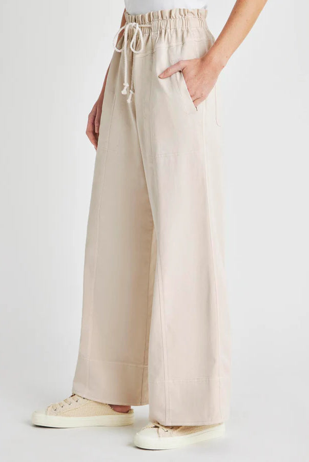 Annika Wide Leg Pant - Moonstone by Splendid — view 4