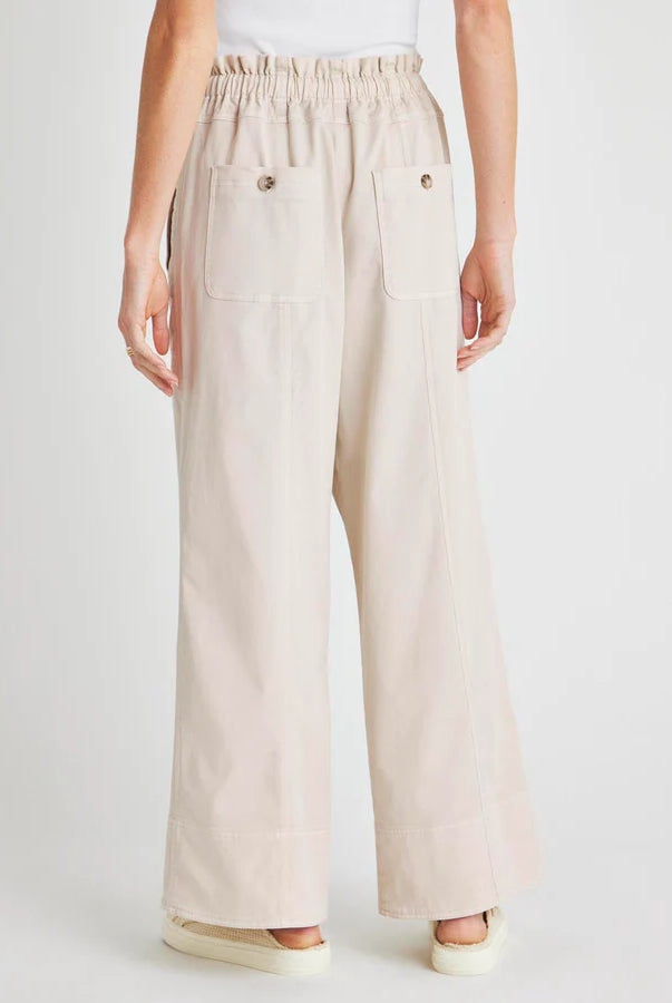 Annika Wide Leg Pant - Moonstone by Splendid — view 5