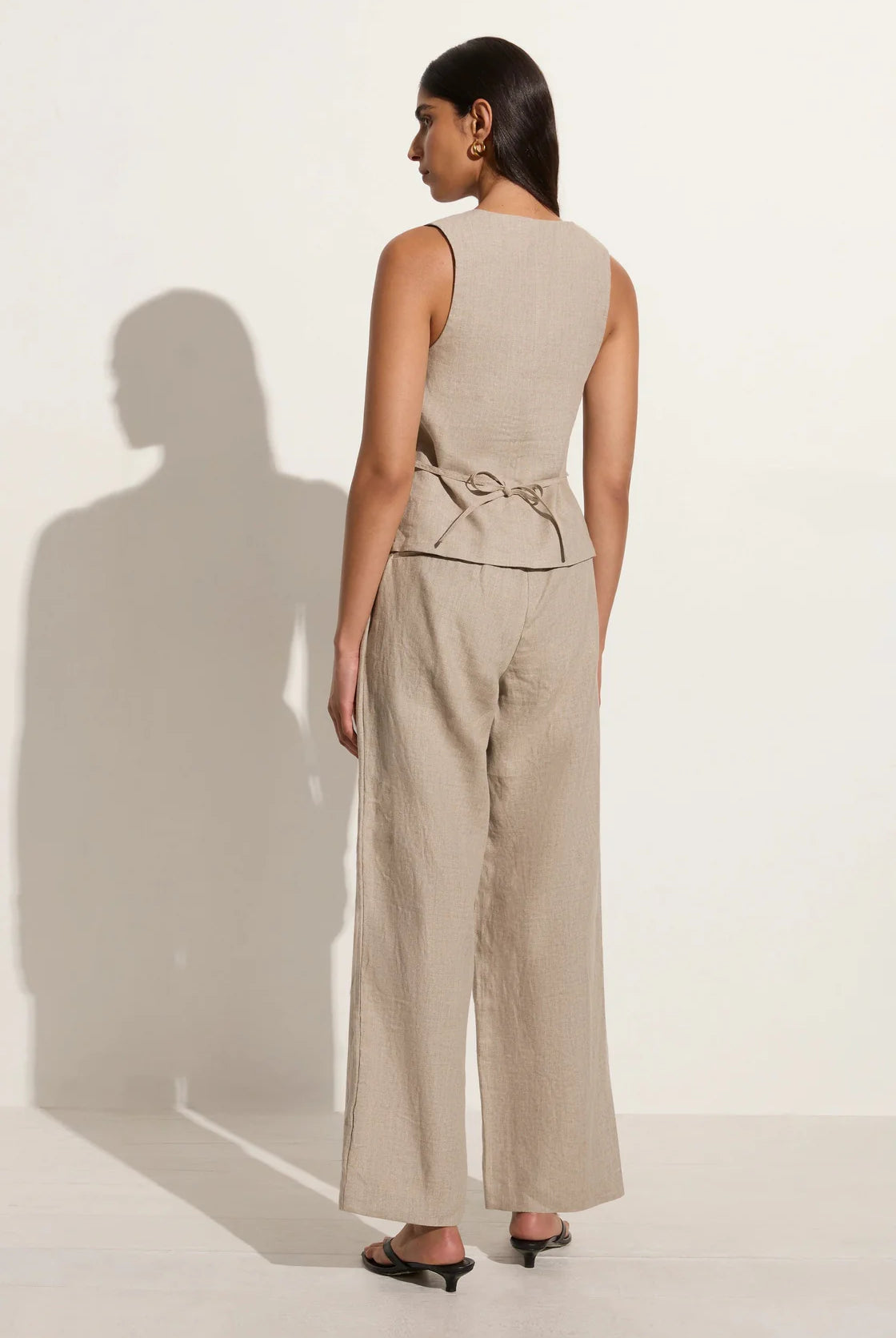 Stanze Vest - Natural by Faithfull the Brand — view 5