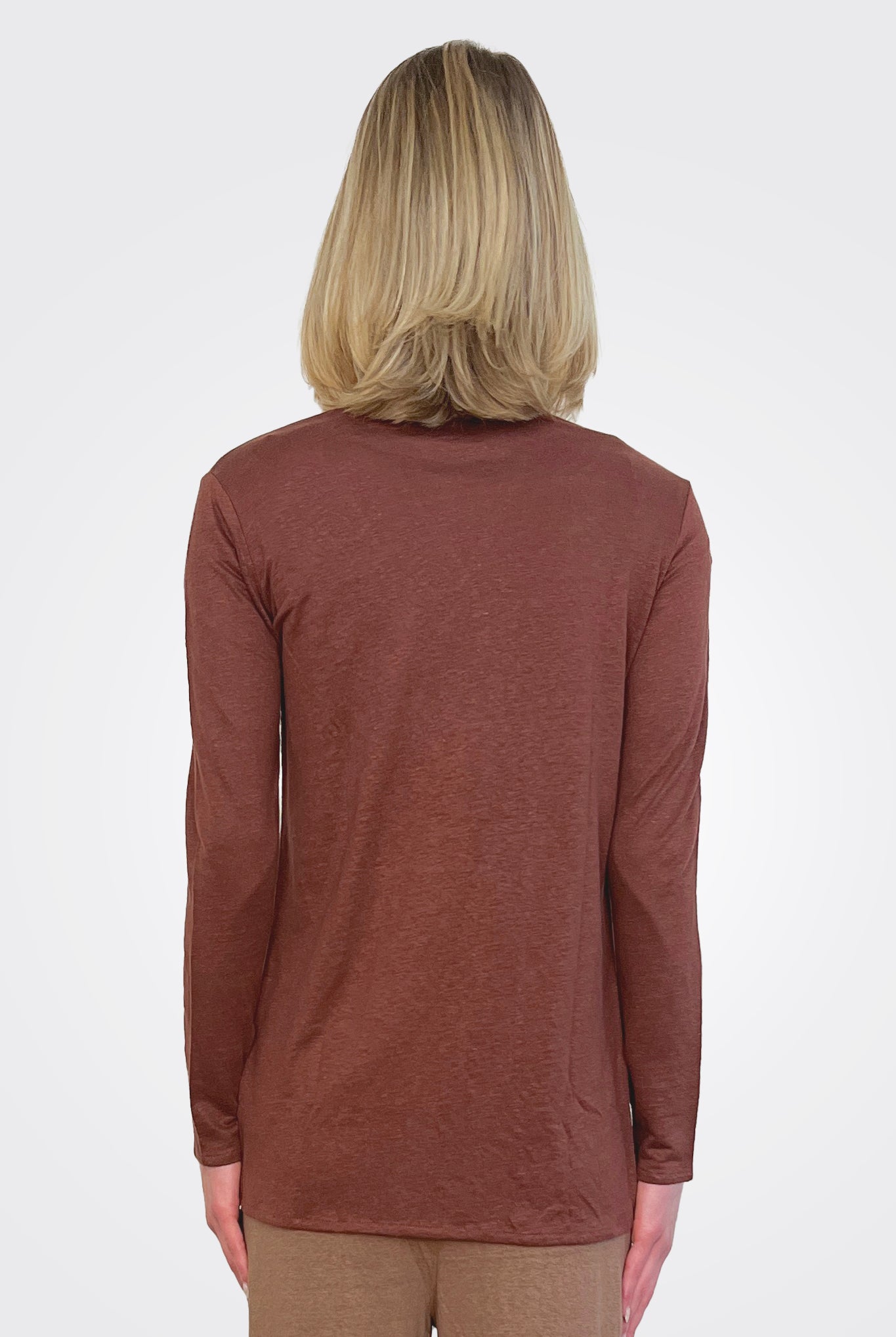 Open Cardigan - Bourgogne by Majestic — alternate view