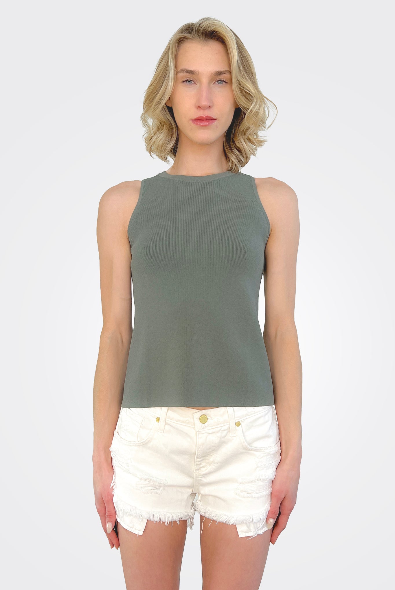 Open Back Halter - Dill by Autumn Cashmere | 25 South Boutiques