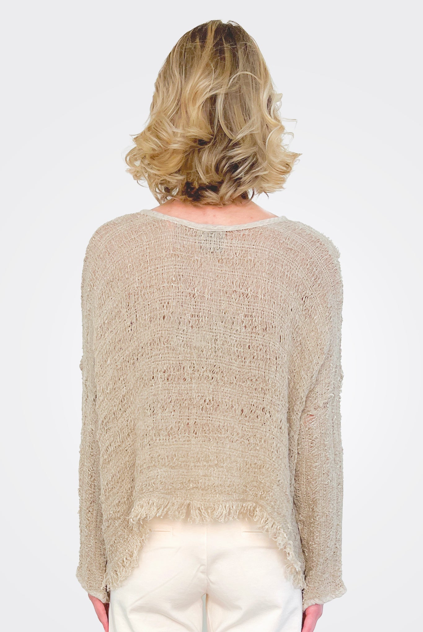 Maglia Palma Pullover - Natural by Brunella — alternate view