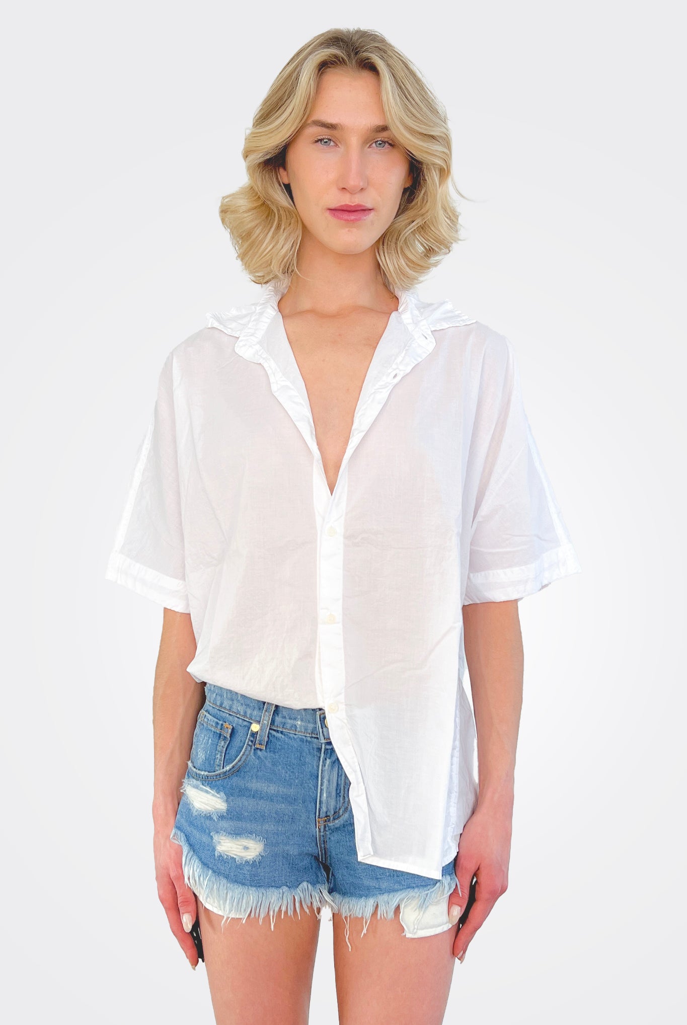 Nico Shirt - White by CP Shades | 25 South Boutiques