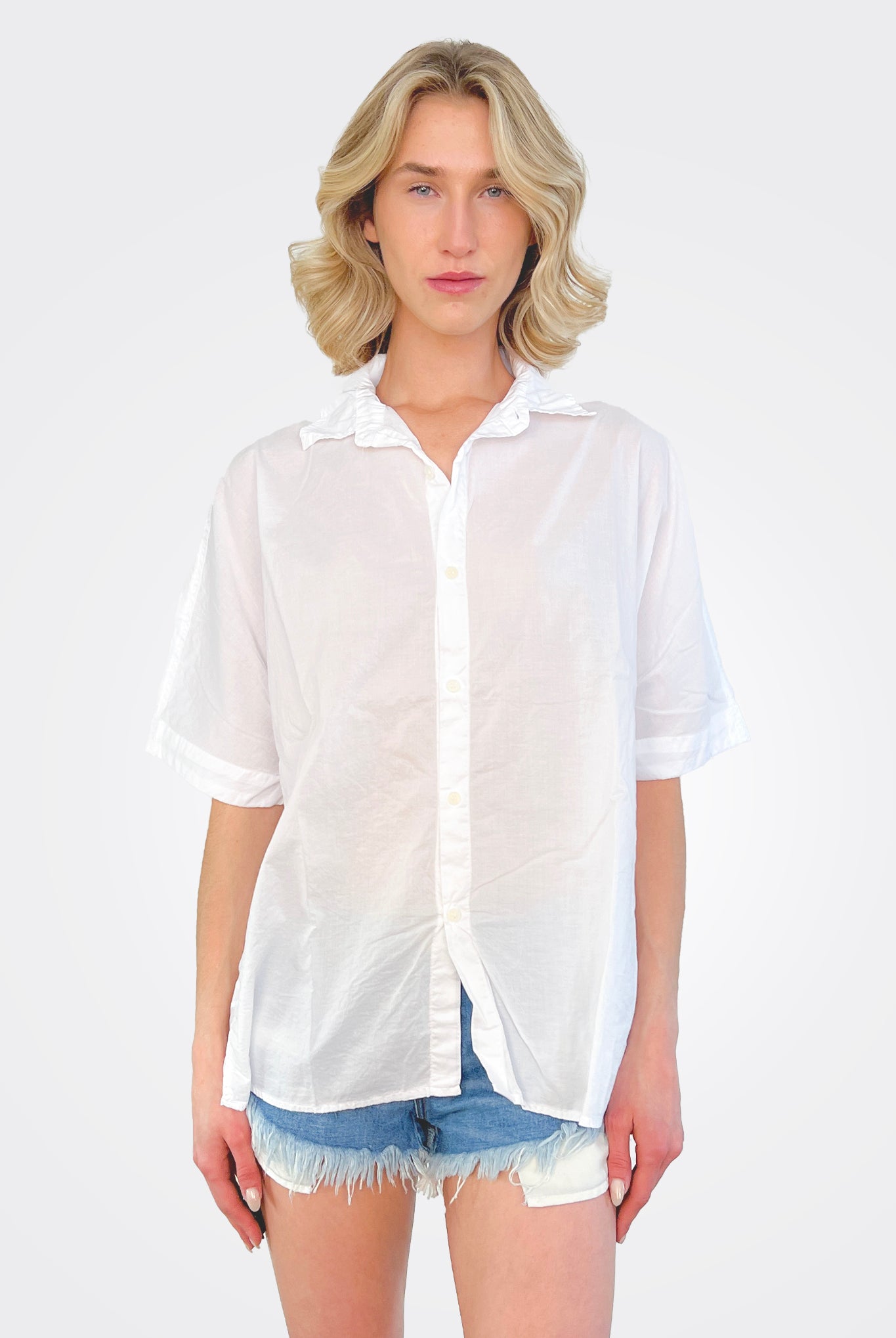 Nico Shirt - White by CP Shades — alternate view