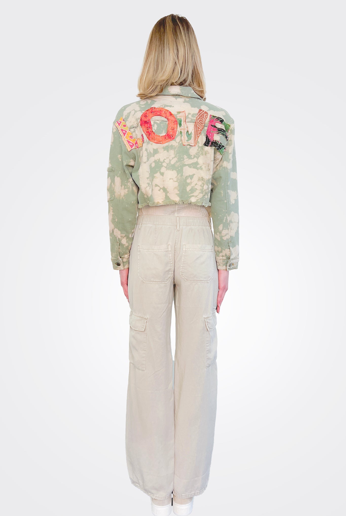Cargo Pants - Pink Beige by The Nu Vintage — view 3