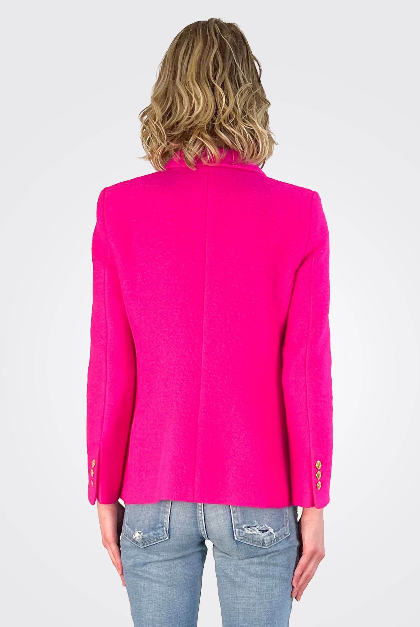 Harlow Jacket - Pink Neon by Vilagallo — view 3