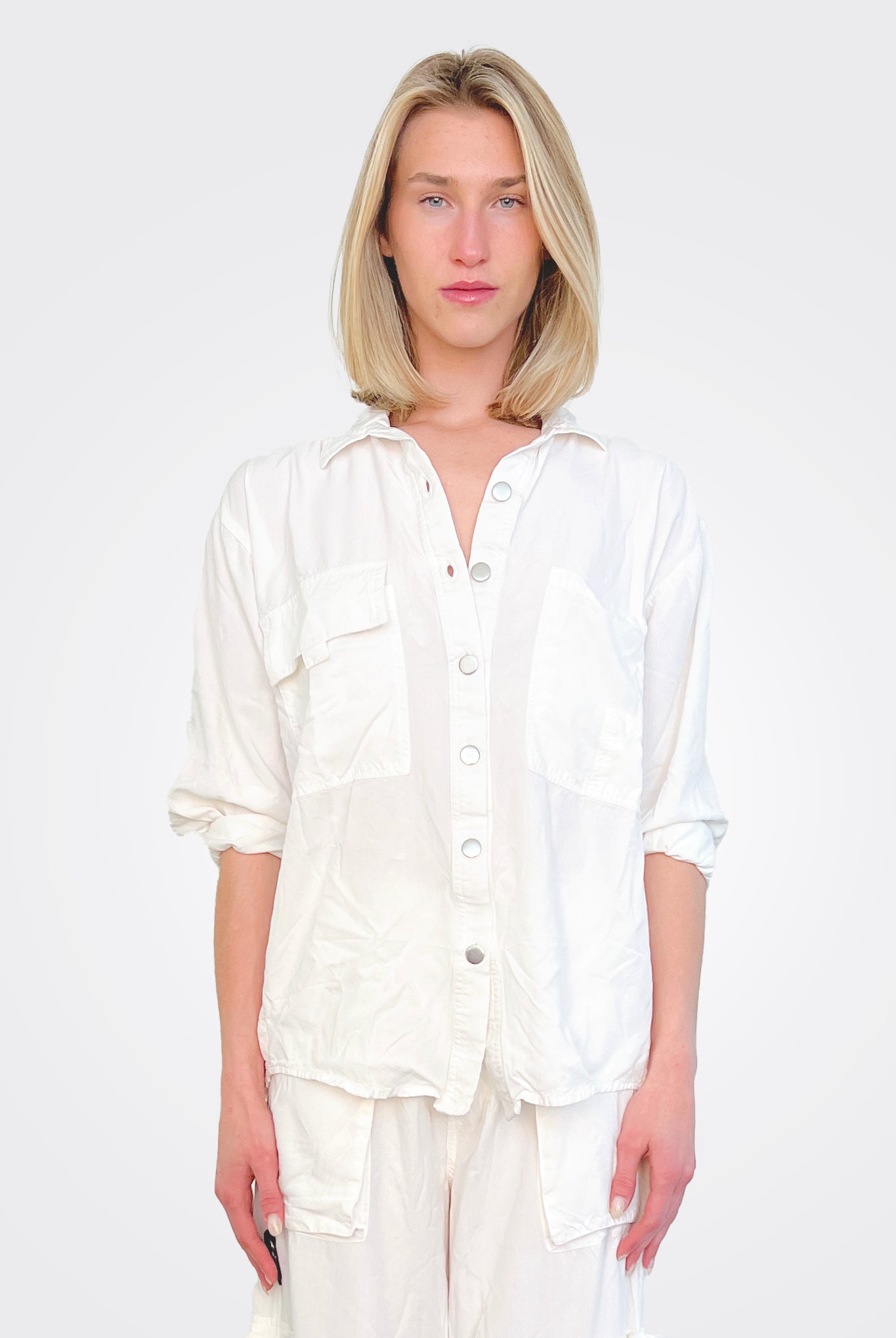 Button Down - White by The Nu Vintage — alternate view
