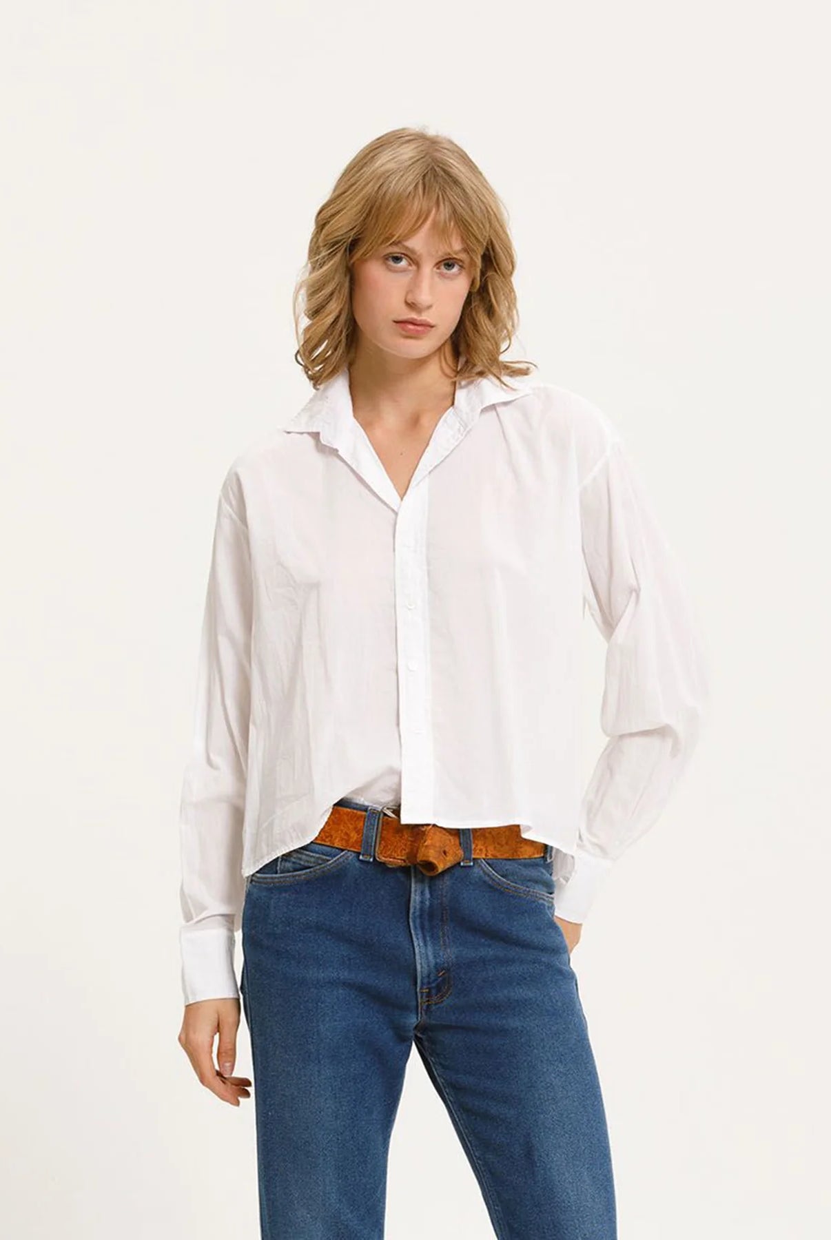 Colt Shirt - White by Cali Dreaming | 25 South Boutiques