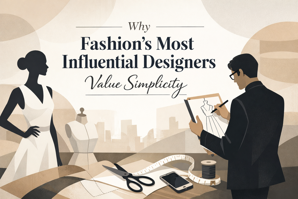 Why Fashion’s Most Influential Designers Value Simplicity