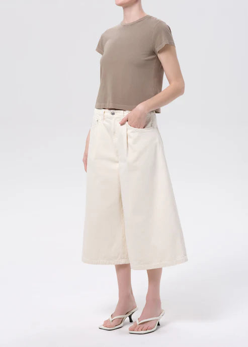 Adine Shrunken Tee - Trail by AGOLDE — view 3
