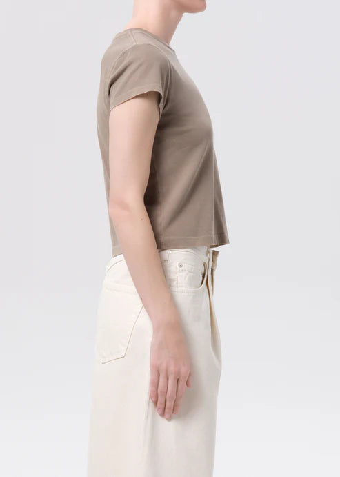 Adine Shrunken Tee - Trail by AGOLDE — view 4