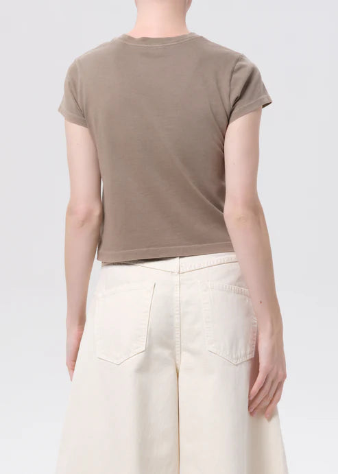 Adine Shrunken Tee - Trail by AGOLDE — view 5