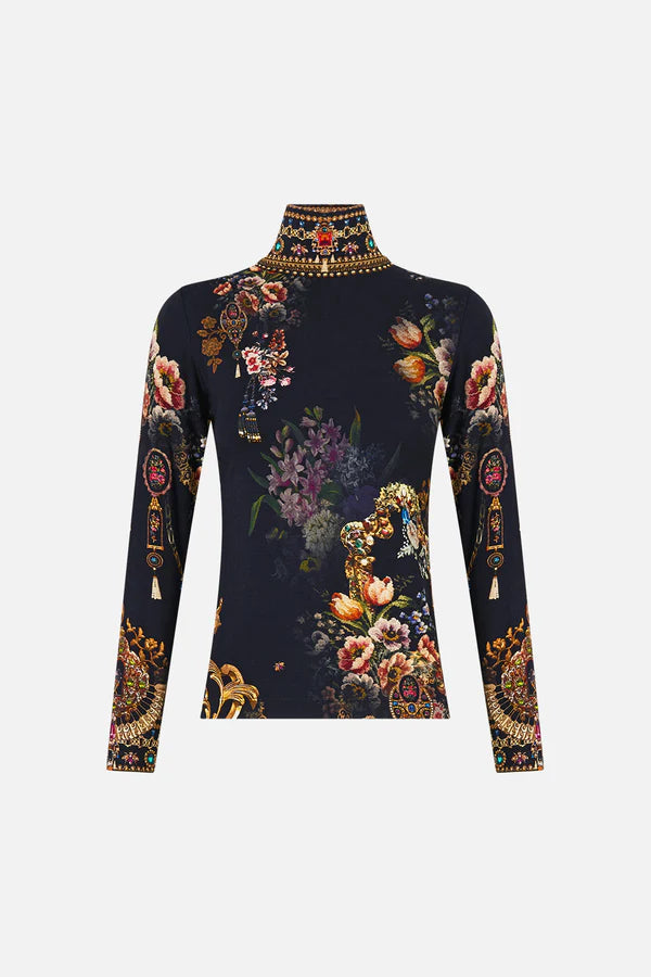 Jersey Turtleneck - Night Garden by Camilla — view 6