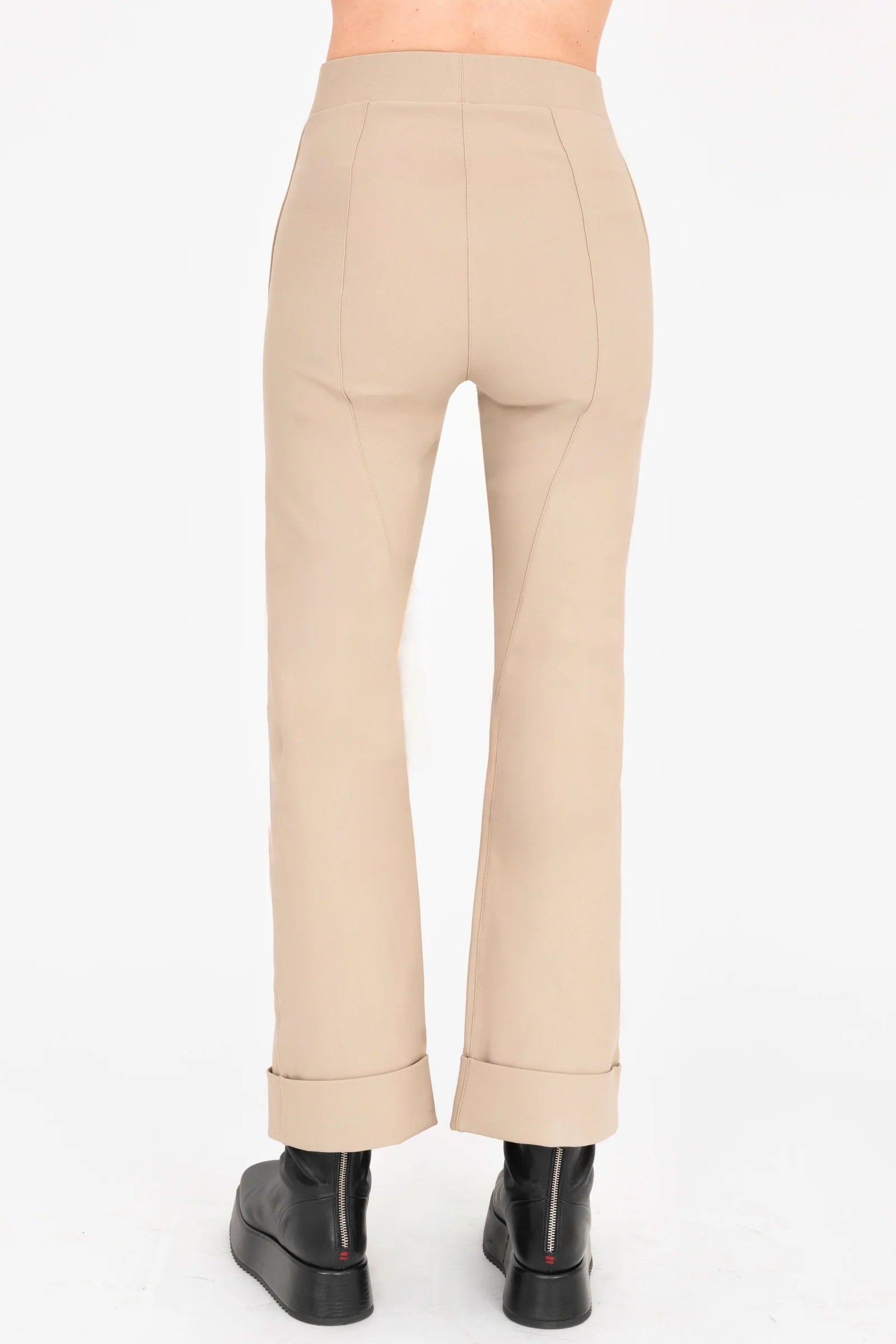 Verdell Tech Stretch Cuffed Pant - Khaki by Elaine Kim — view 4