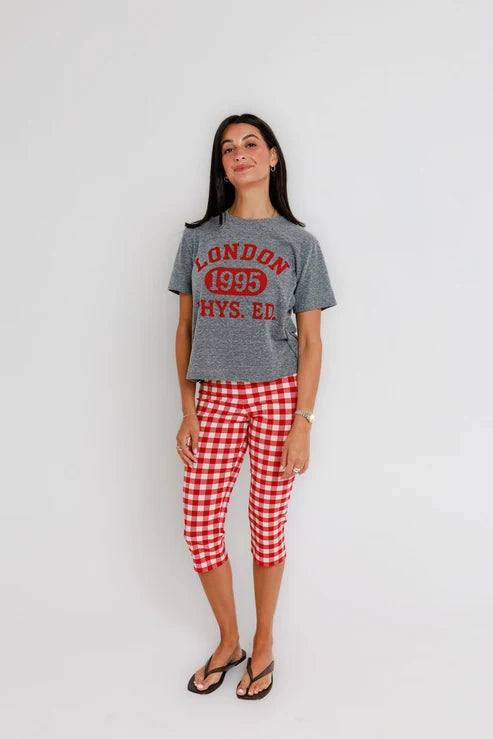 London Phys Ed Femme Crew - Heather Grey by Sunny Somewhere — alternate view