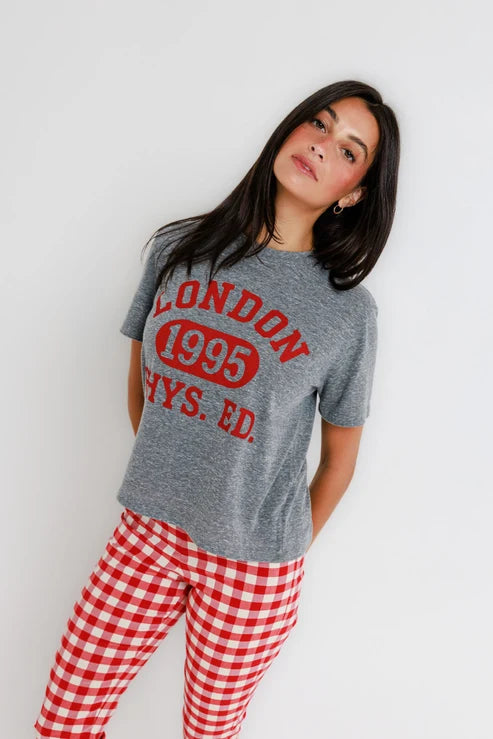 London Phys Ed Femme Crew - Heather Grey by Sunny Somewhere | 25 South Boutiques