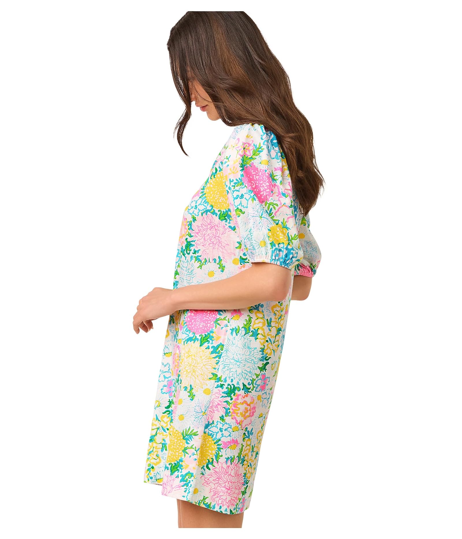 Carey Dress - Lilly Garden by Lilly Pulitzer — view 3