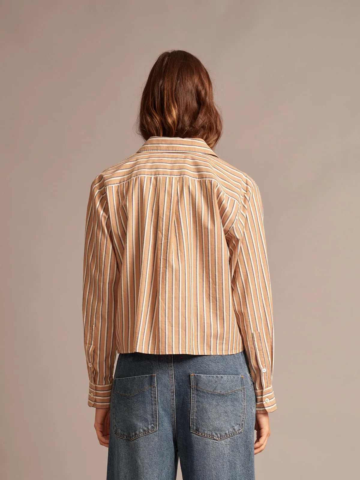 Wyler Shirt - Hickory Navy by Xirena — view 4