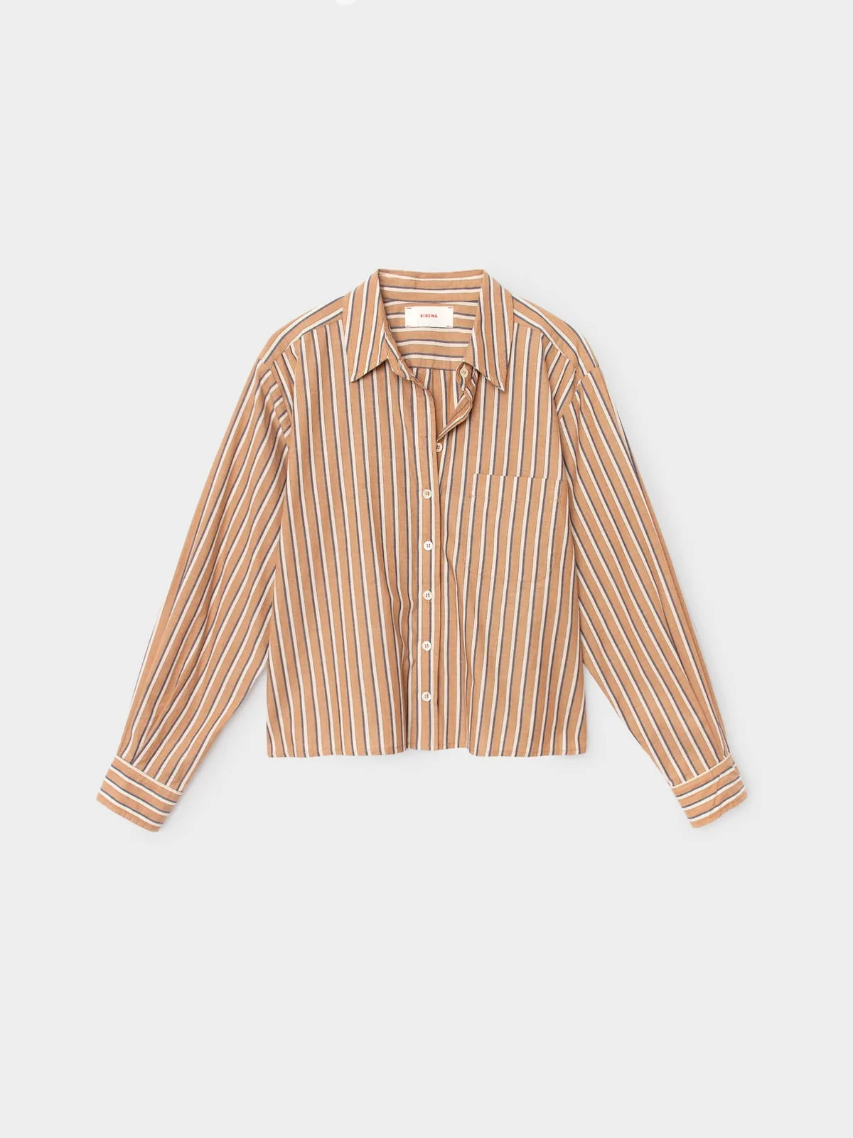 Wyler Shirt - Hickory Navy by Xirena — view 5