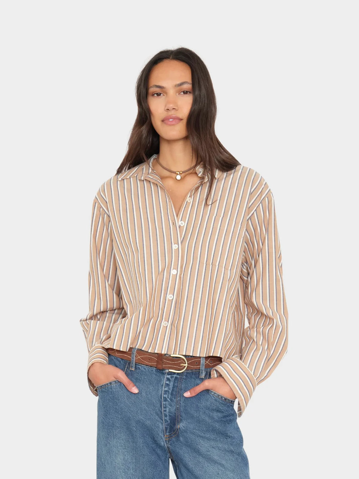 Wyler Shirt - Hickory Navy by Xirena | 25 South Boutiques